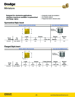 Download the Dodge Symmetrical Miniature Inserts Brochure