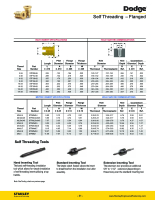 Download the Dodge Flanged Self-Threading Inserts Brochure