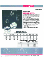 Download the Gripco Hex Flange Clinch Nuts Brochure