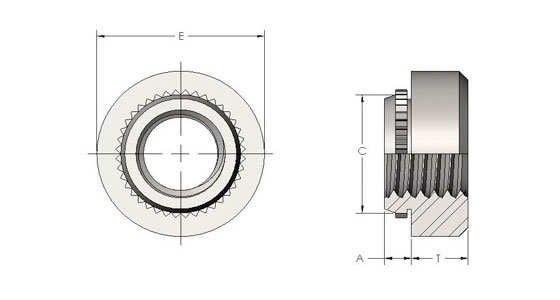 Spiralock for PC Boards