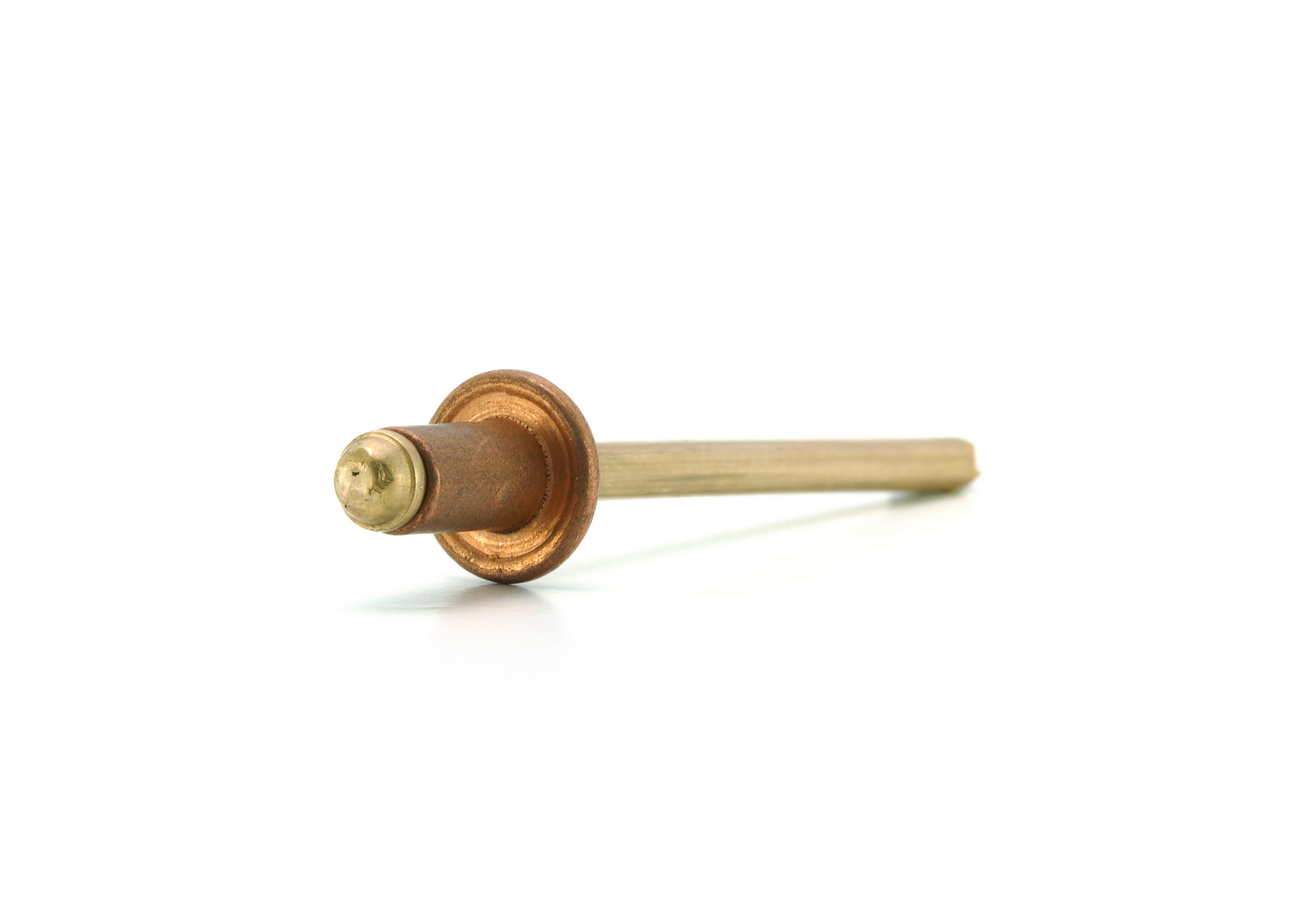 Low Profile Domed Head Bronze Rivets Standard Open