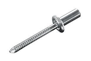 Low Profile Domed Head A2 Stainless Steel Rivets Closed End