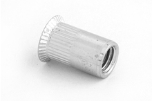 Csk Head Serrated Open End Rivet Nuts - Steel