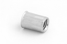 Reduced Head, Serrated Euro Open Rivet Nuts - Aluminium