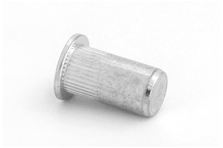 Flat Head Serrated Closed End Rivet Nuts 