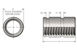 Spiralock Ultrasonic Threaded Inserts for Straight Holes