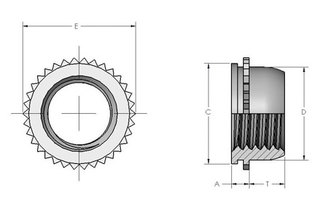 Spiralock Self-Clinching Miniature Fasteners