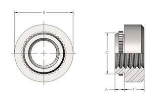 Spiralock for PC Boards