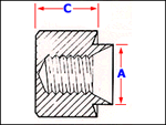 round tank pattern, tank, blind bush, spigot, Hank, Sert, sheet metal fasteners, sheet metal, fasteners