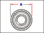 round tank pattern, tank, serrations, Hank, Sert, mini-sert, sheet metal fasteners, sheet metal, fasteners