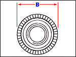 round pattern, serrations on face, serrations, spigot, Hank, Sert, sheet metal fasteners, sheet metal, fasteners